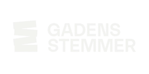 Gadens stemmer logo